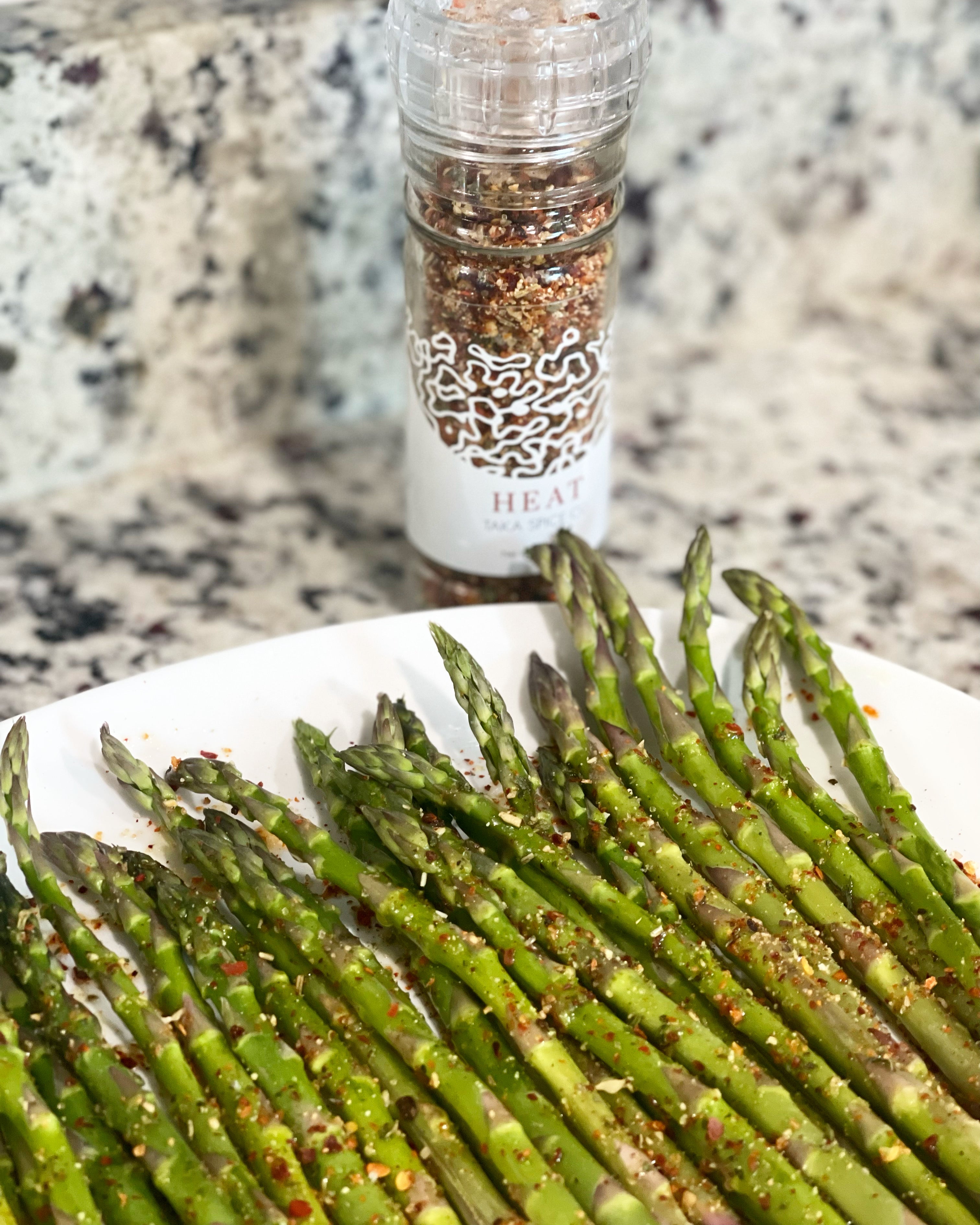 Microwaved Steamed Asparagus